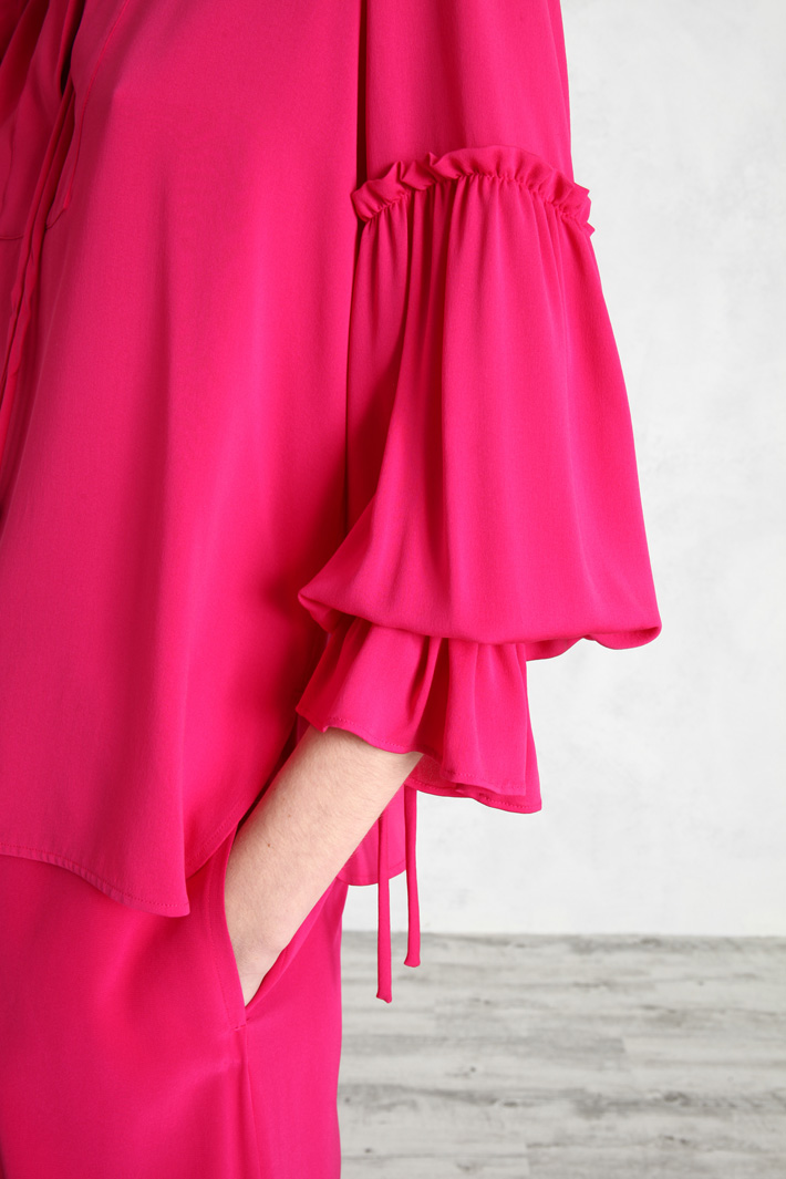 Blusa in charmeuse di seta Fashion Market