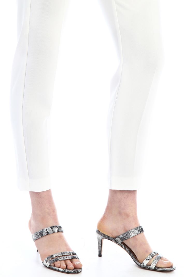 Pantaloni a sigaretta in cady Fashion Market