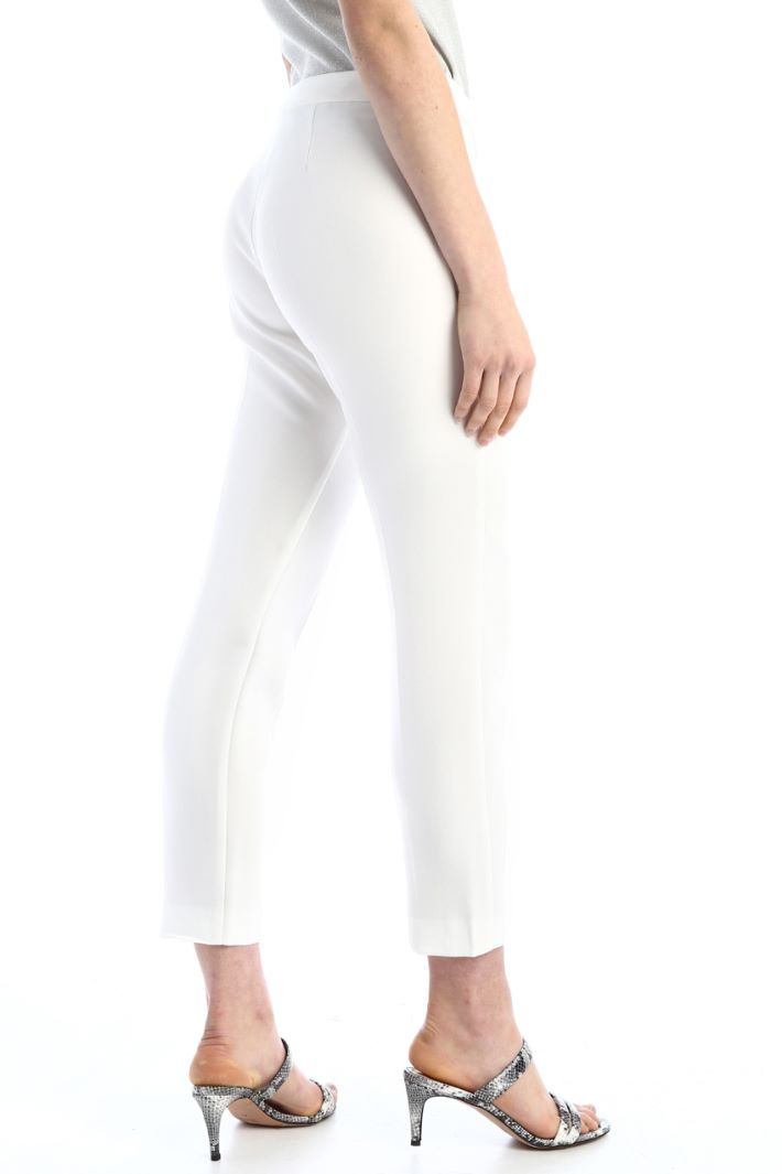 Pantaloni a sigaretta in cady Fashion Market