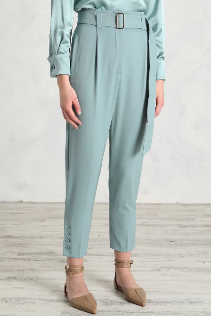 Pantaloni carrot in lana Fashion Market