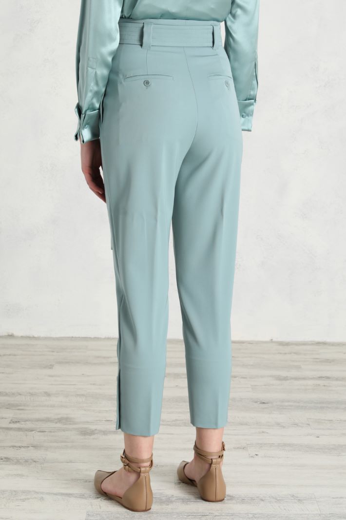 Pantaloni carrot in lana Fashion Market