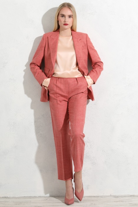 Pantaloni carrot in stuoia Fashion Market