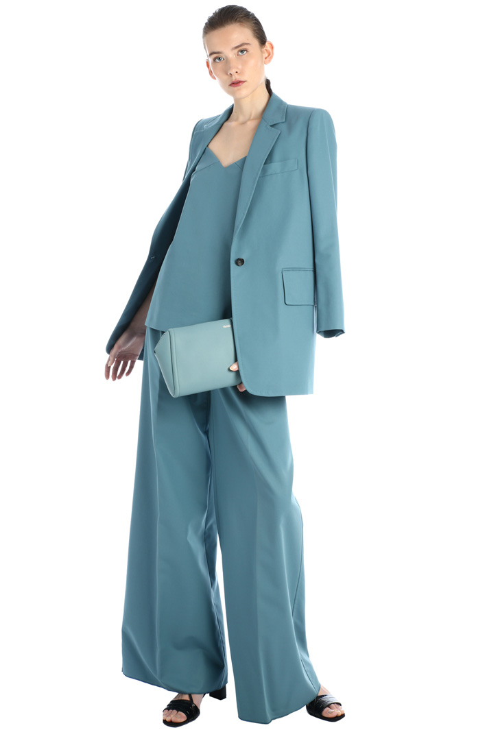 Pantaloni ampi in gabardine Fashion Market