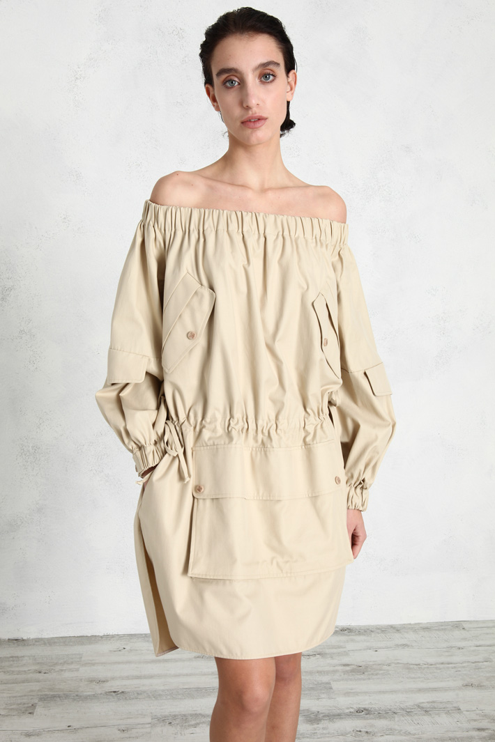 Abito in twill di cotone Fashion Market