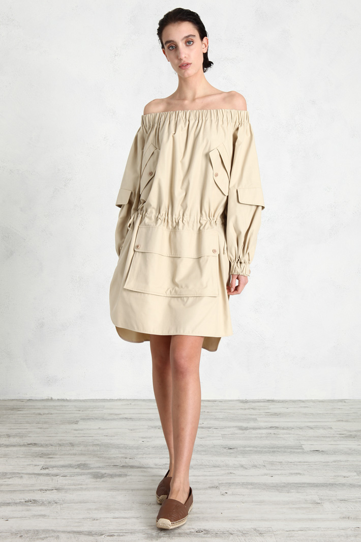 Abito in twill di cotone Fashion Market