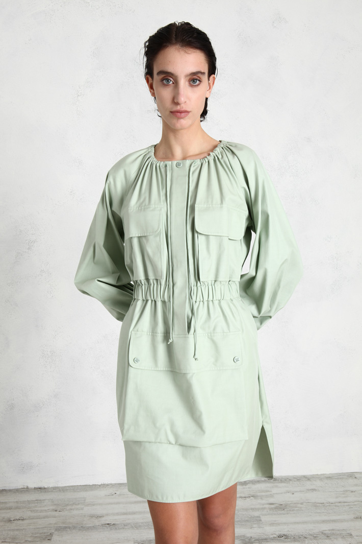 Abito in twill di cotone Fashion Market Abito in twill di cotone Fashion Market