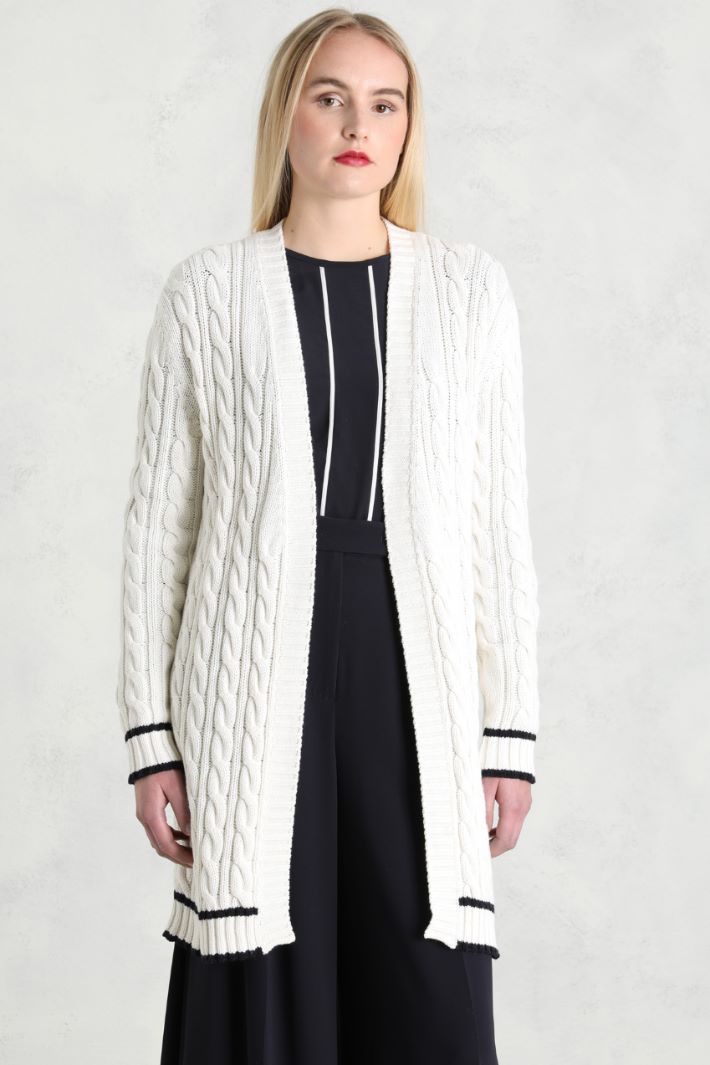 Cardigan a trecce Fashion Market