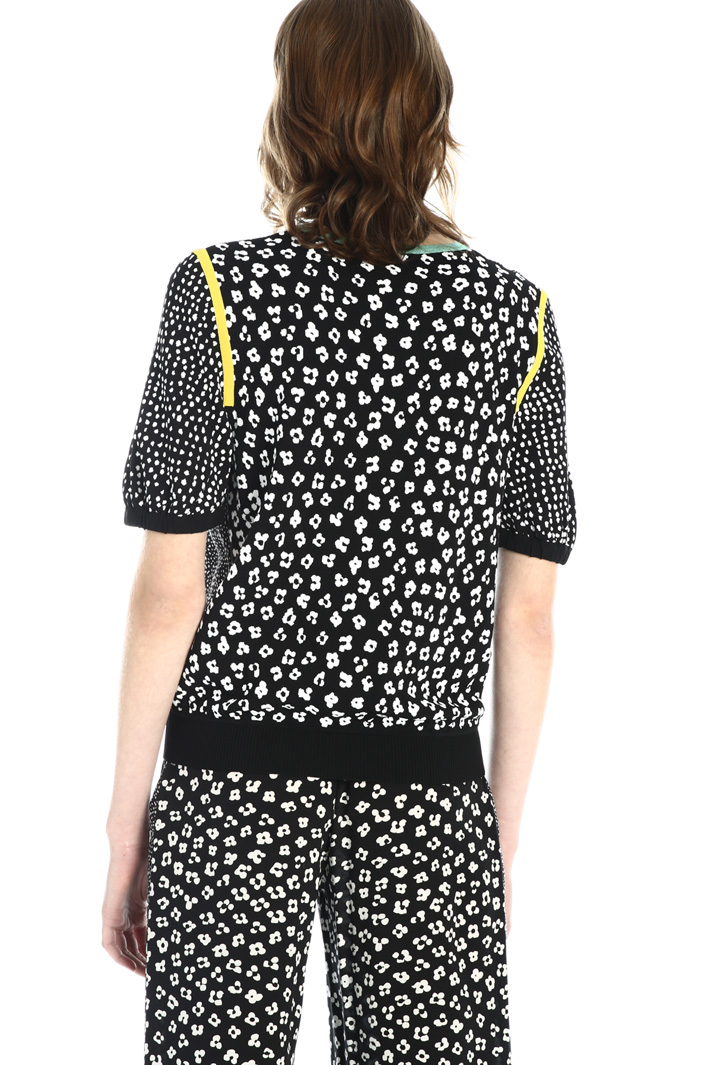 Maglia in viscosa e crêpe Fashion Market Maglia in viscosa e crêpe Fashion Market