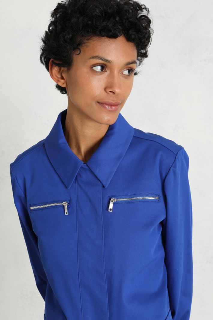 Giacca boxy in gabardine Fashion Market