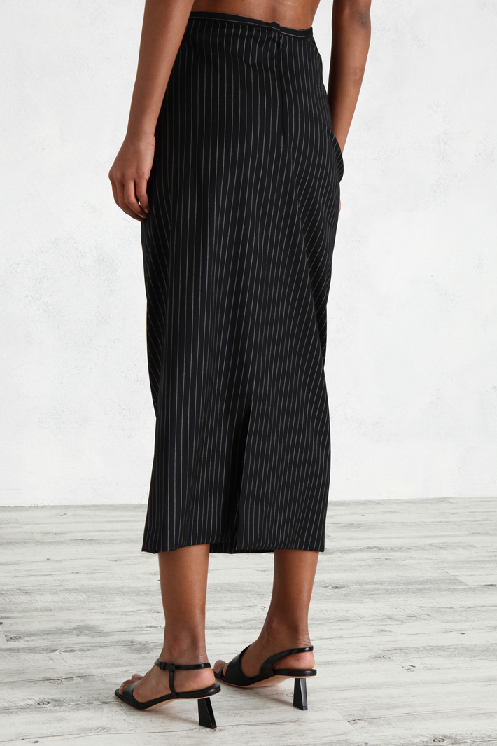 Gonna in lana con pannello Fashion Market Gonna in lana con pannello Fashion Market