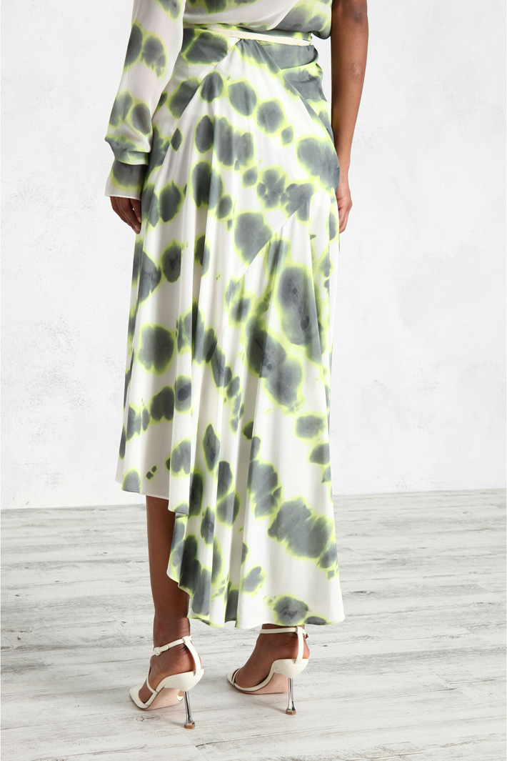 Gonna fluida in crêpe Fashion Market