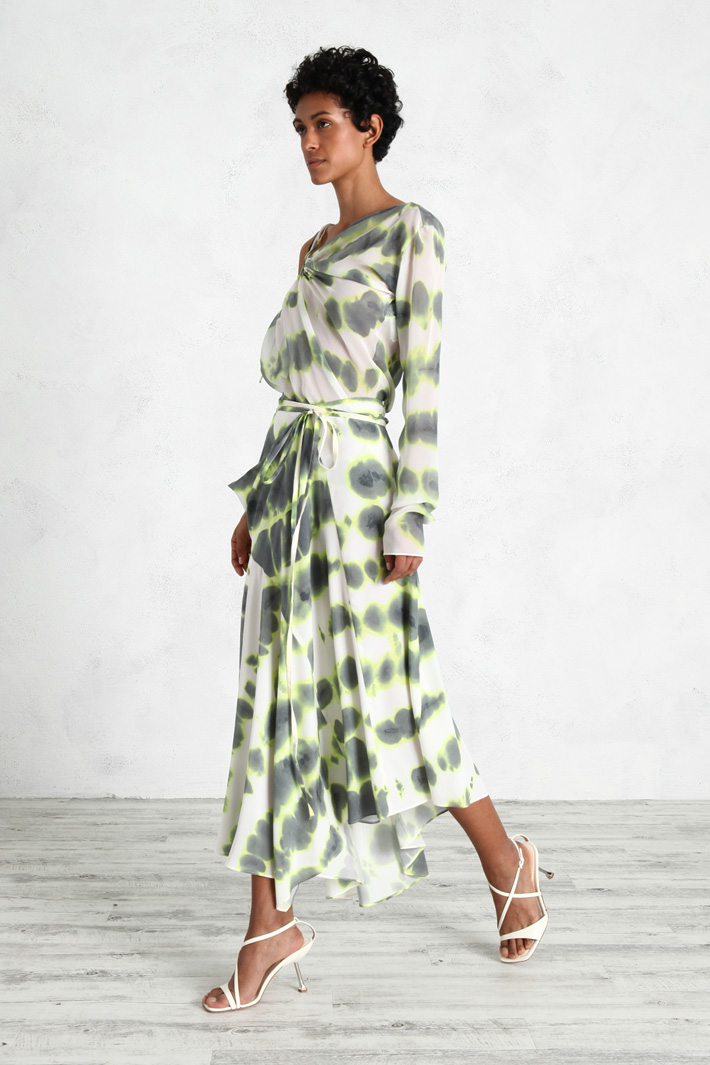 Gonna fluida in crêpe Fashion Market