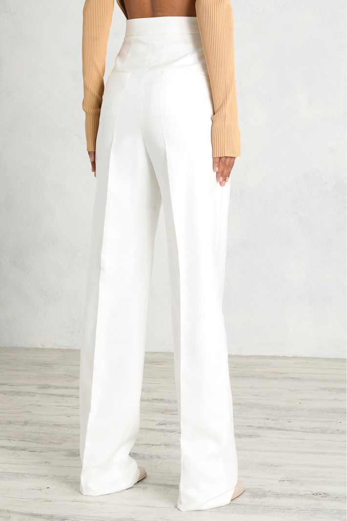 Pantalone morbido con pieghe Fashion Market