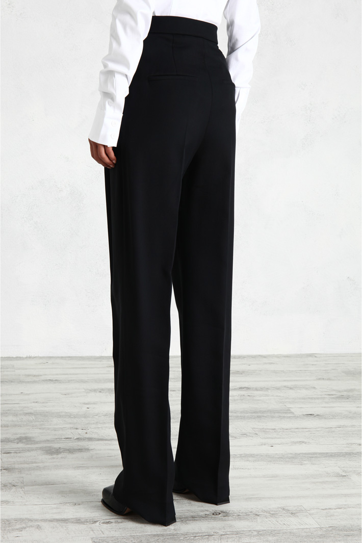 Pantalone morbido con pieghe Fashion Market