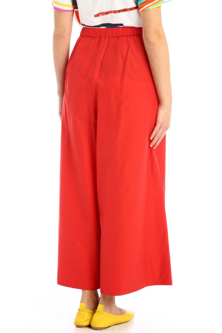 Pantaloni ampi in cotone Fashion Market