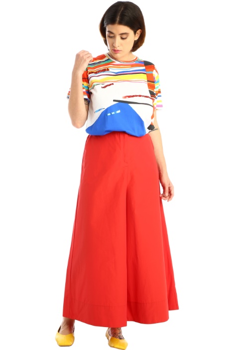 Pantaloni ampi in cotone Fashion Market