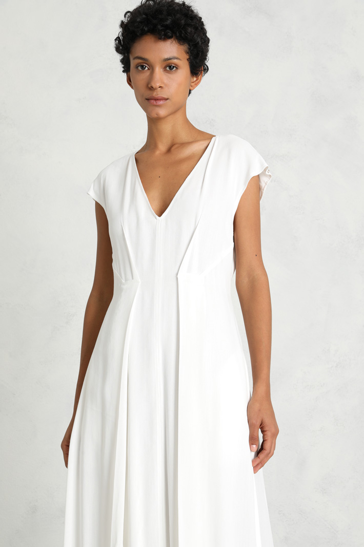 Abito svasato in tela Fashion Market