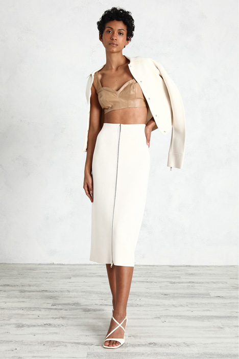 Gonna a tubino in maglia Fashion Market