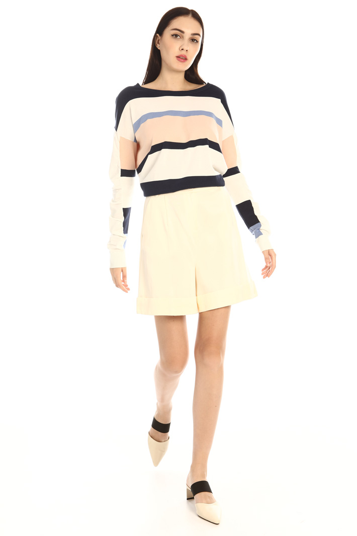 Maglia in cotone e seta Fashion Market