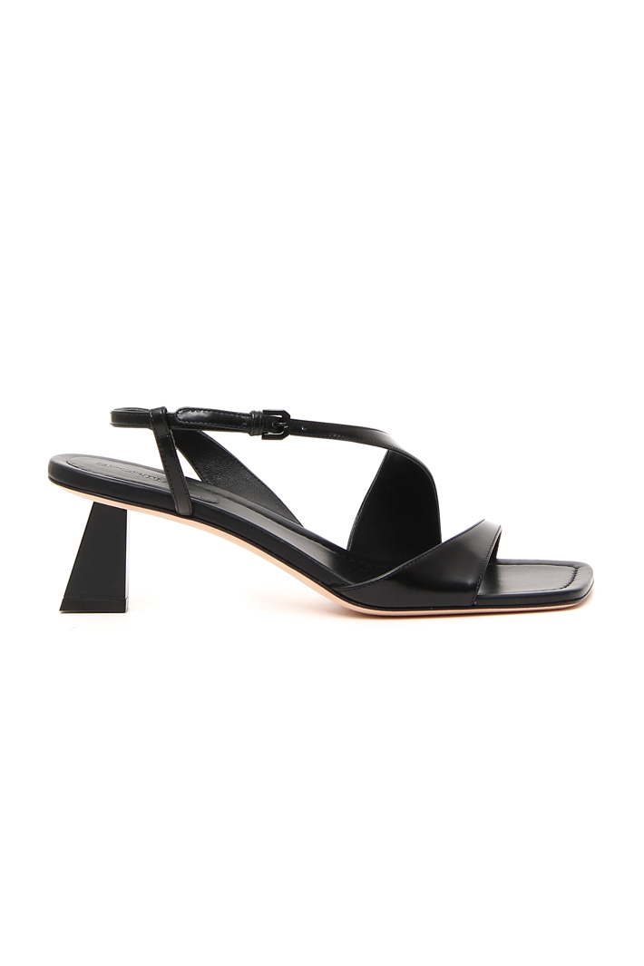 Sandali in pelle lucida Fashion Market