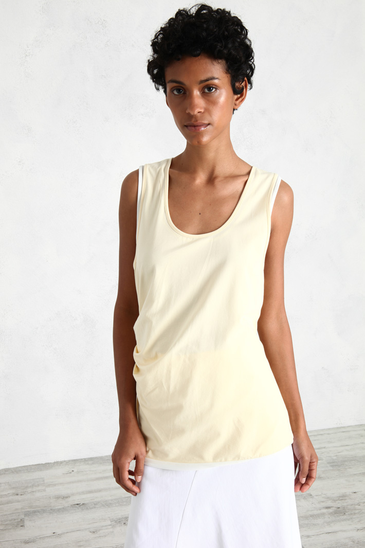 Top doppio in jersey  Fashion Market