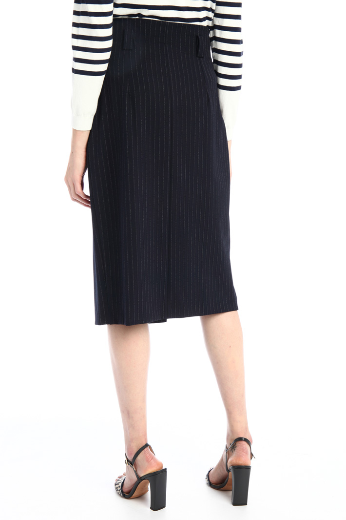 Gonna gessata in tela Fashion Market