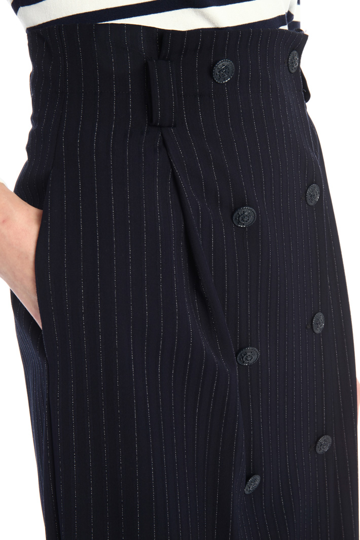 Gonna gessata in tela Fashion Market