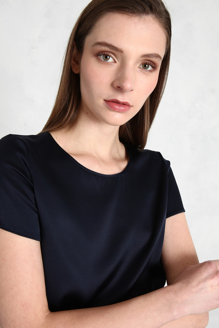 Top in raso di seta Fashion Market