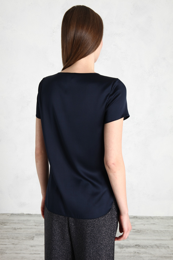 Top in raso di seta Fashion Market