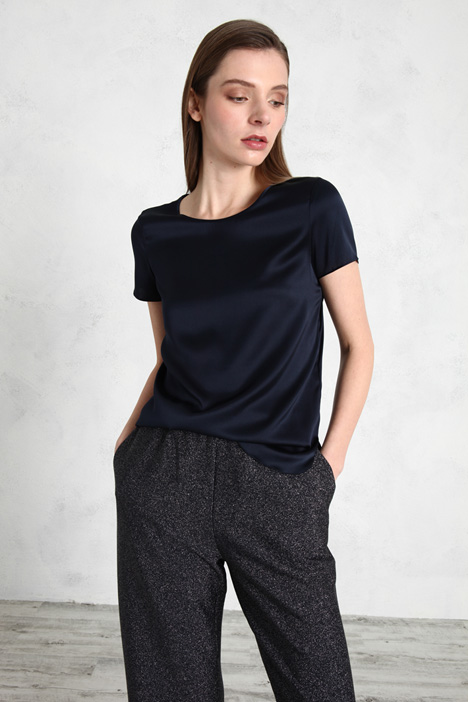 Top in raso di seta Fashion Market