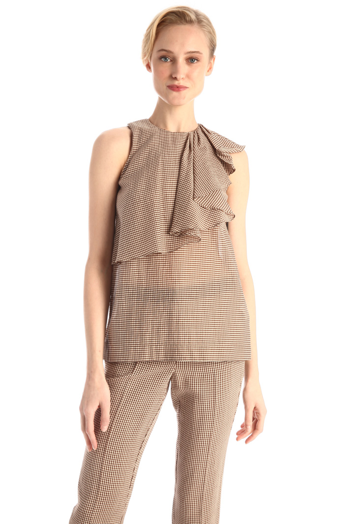 Top con balza Fashion Market