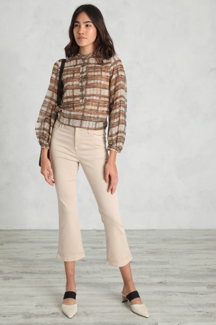 Blusa in mussola di seta Fashion Market