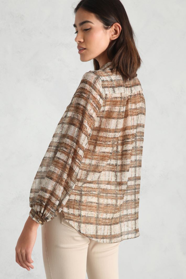 Blusa in mussola di seta Fashion Market