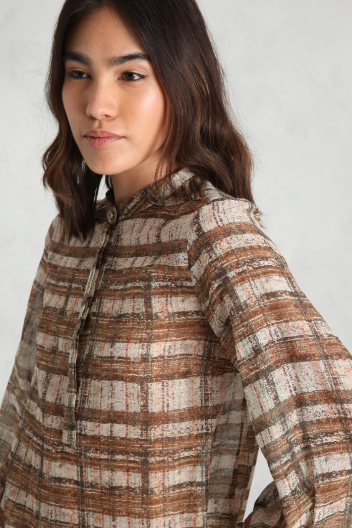 Blusa in mussola di seta Fashion Market