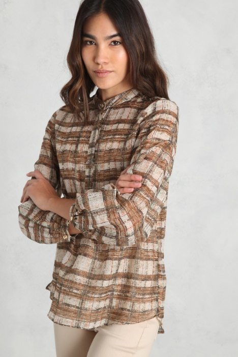 Blusa in mussola di seta Fashion Market