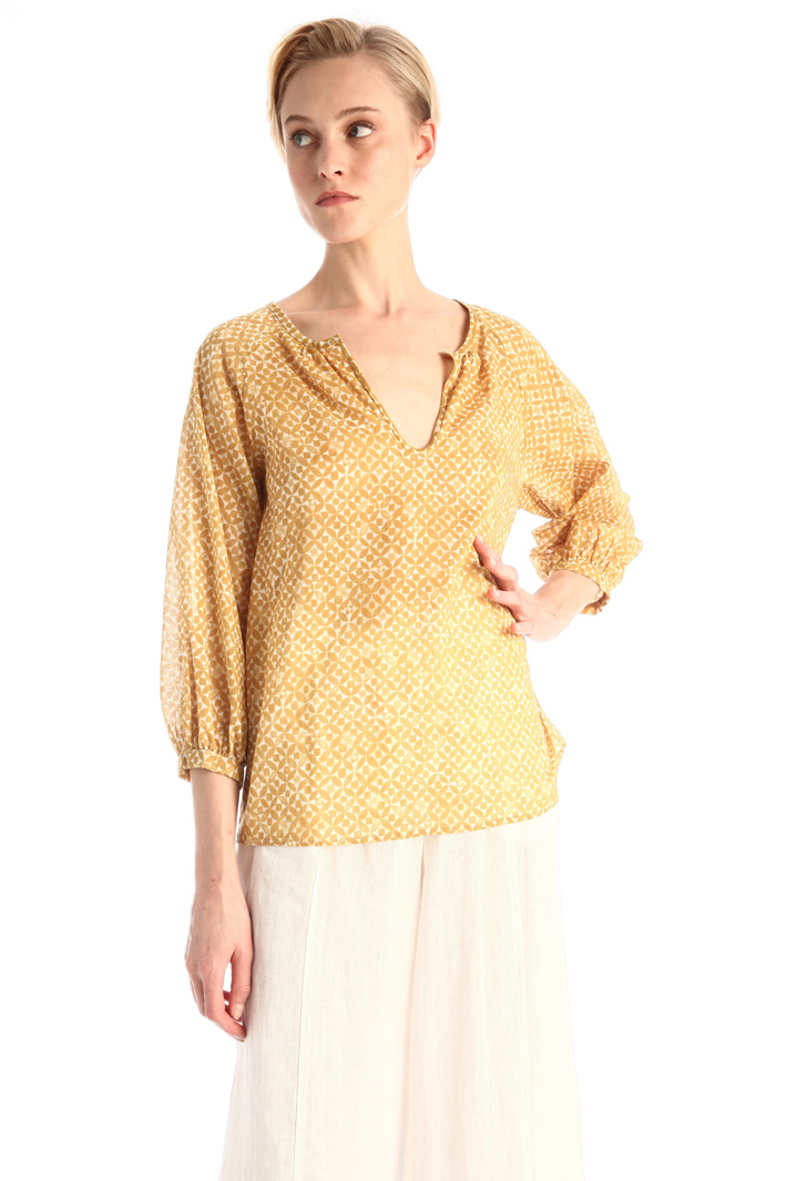 Blusa in volie a fantasia Fashion Market Blusa in volie a fantasia Fashion Market