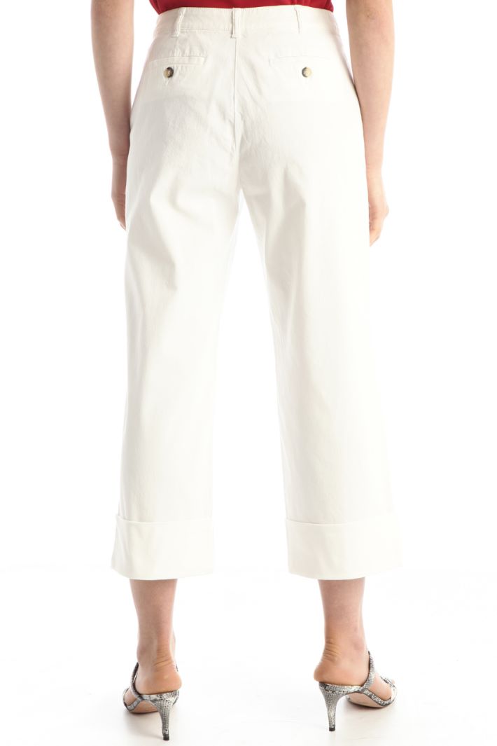 Pantaloni ampi in cotone Fashion Market