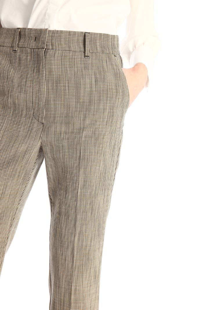 Pantaloni cropped in stuoia Fashion Market