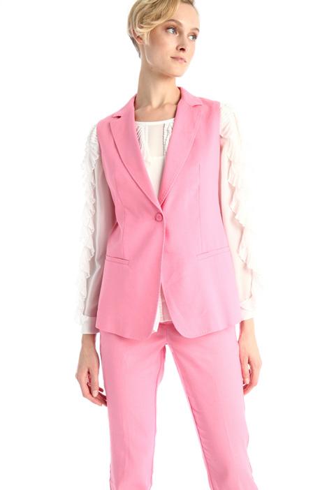 Gilet in stuoia di lana Fashion Market