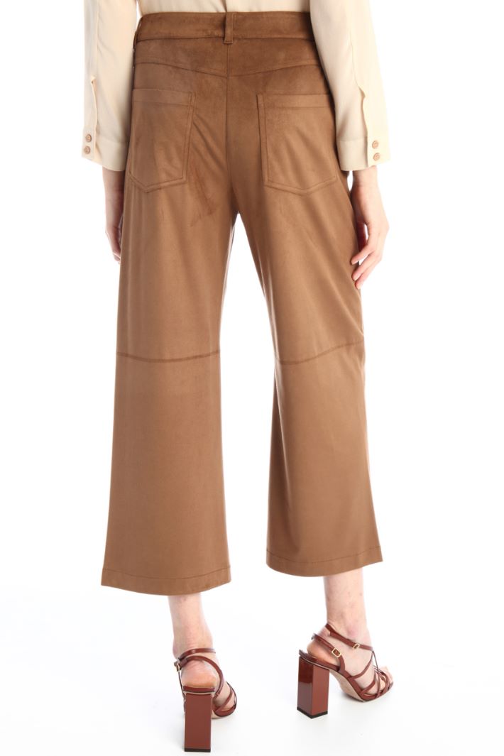 Pantaloni effetto suede Fashion Market Pantaloni effetto suede Fashion Market