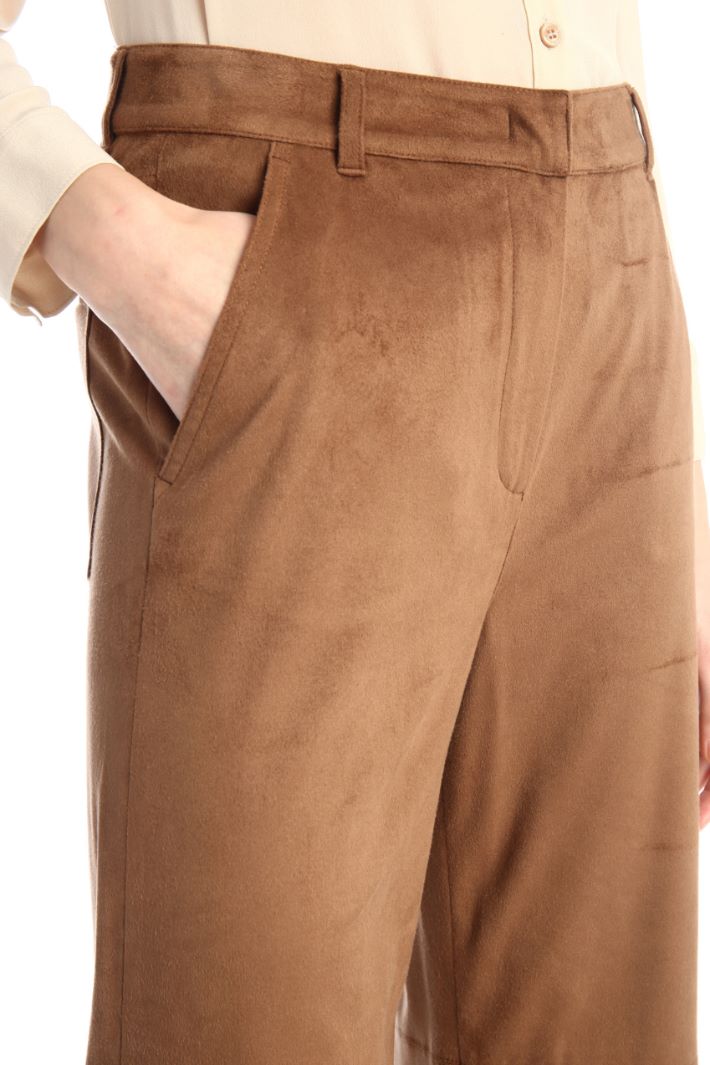 Pantaloni effetto suede Fashion Market Pantaloni effetto suede Fashion Market