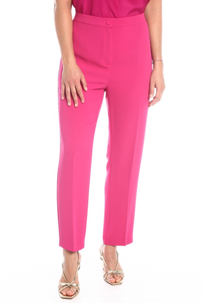 Pantaloni a sigaretta in cady Fashion Market Pantaloni a sigaretta in cady Fashion Market