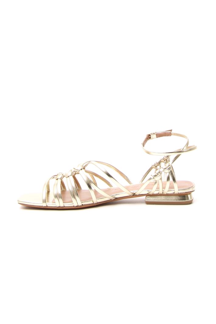 Sandali in similpelle laminata Fashion Market