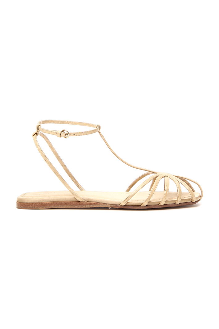 Sandali intrecciati laminati Fashion Market