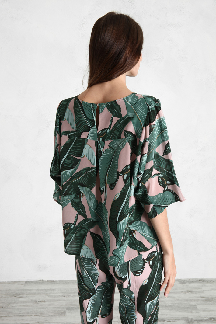 Blusa in crêpe Fashion Market