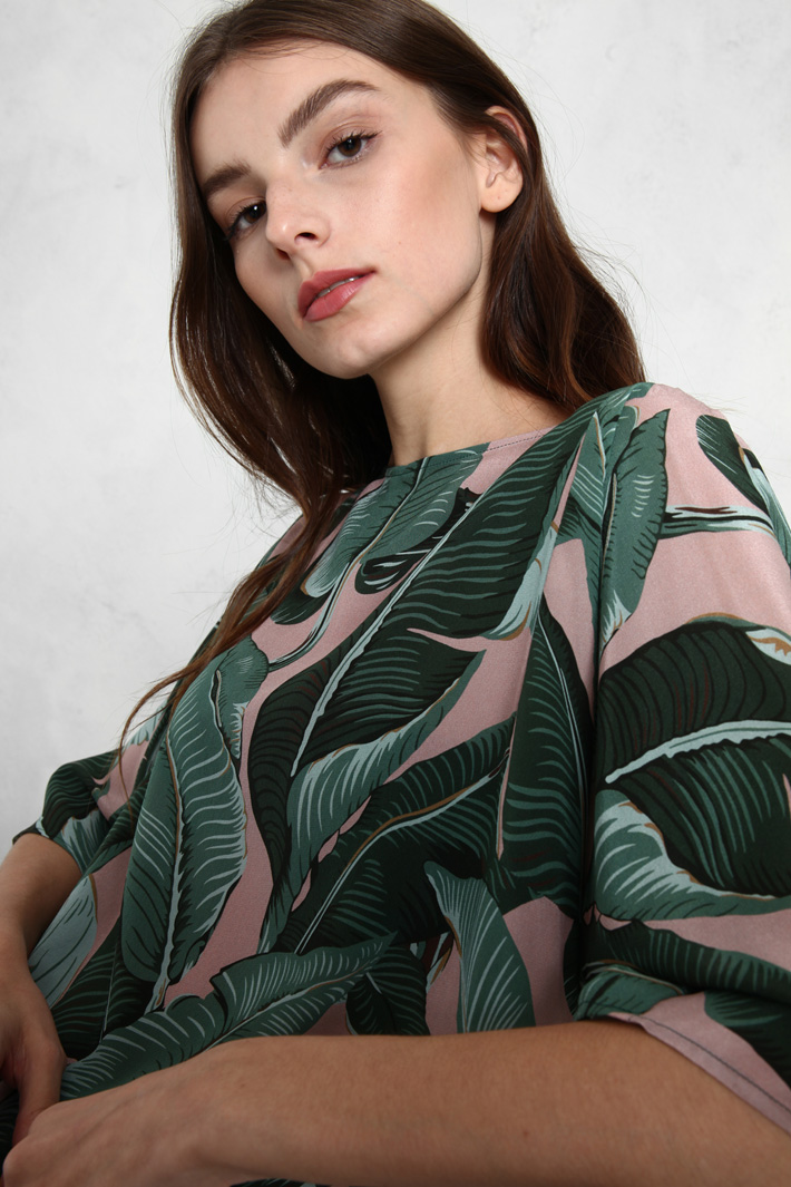 Blusa in crêpe Fashion Market