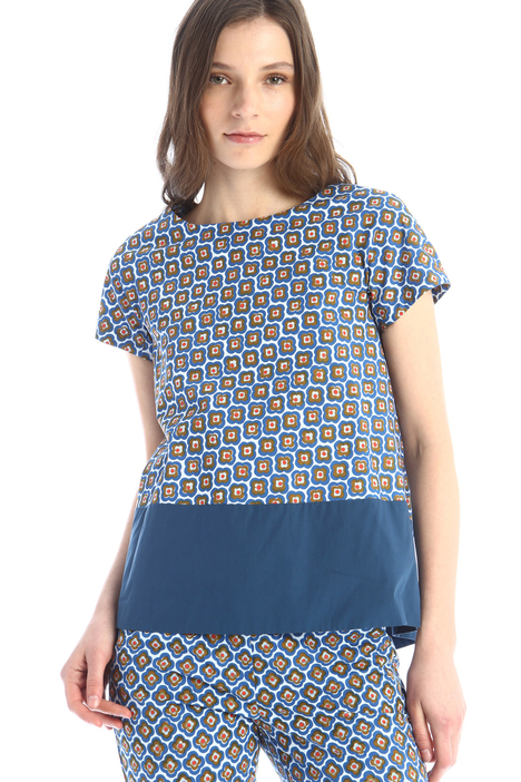 Casacca in popeline a fantasia Fashion Market