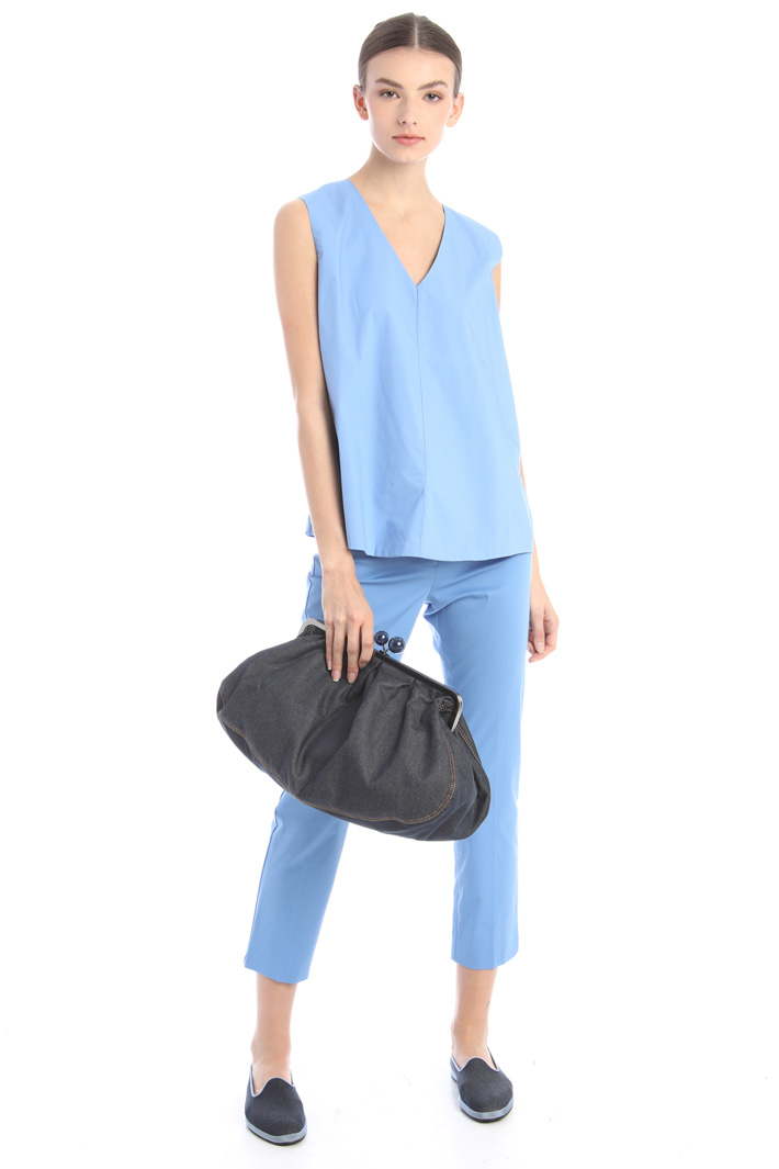 Pantaloni in gabardine Fashion Market