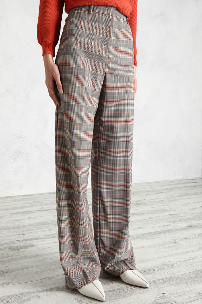 Pantaloni a palazzo in tela Fashion Market