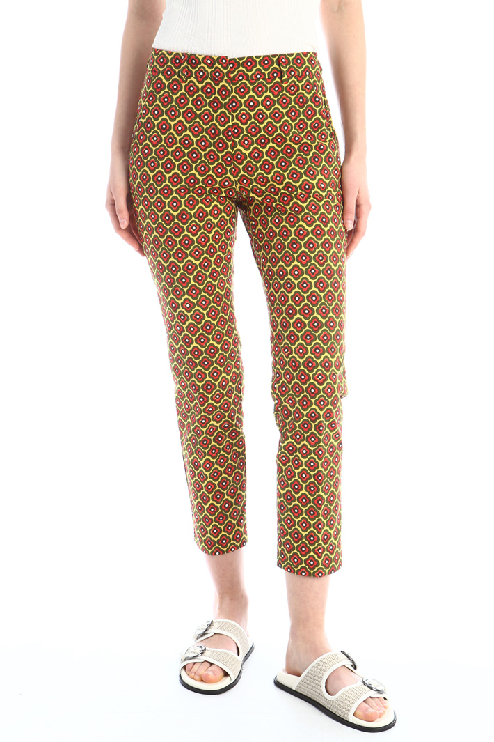 Pantaloni in faille di cotone Fashion Market